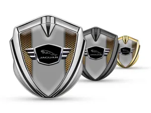 Jaguar Metall Emblem Abzeichen Moderner Look High-End
